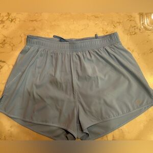 ALO YOGA Stride Shorts in Tile Blue, Size Medium